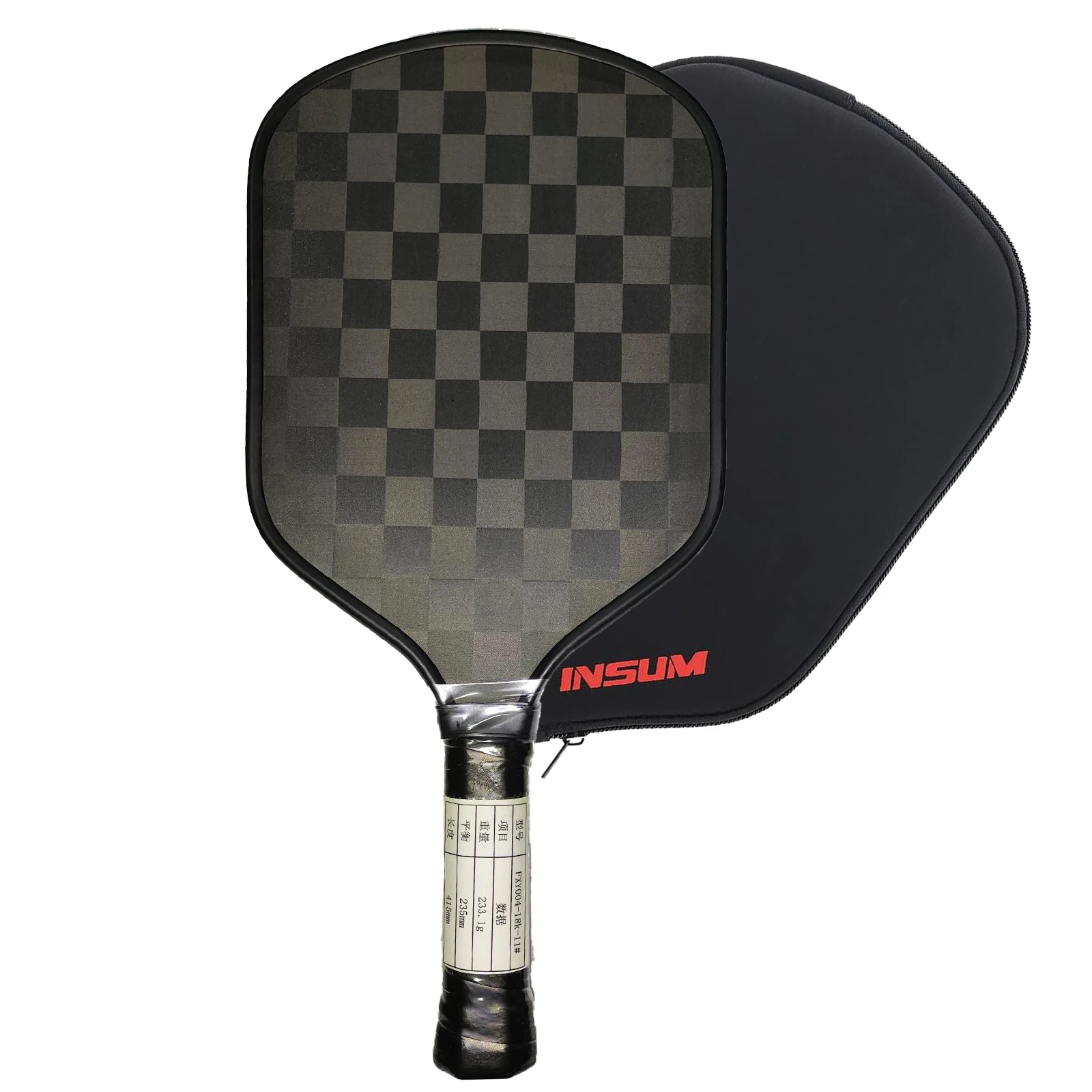 

Thermoformed Pickleball Rackets Full Carbon Fiber Lightweight Padel With Cover Bag Sports Equipment for Adults and Teenagers