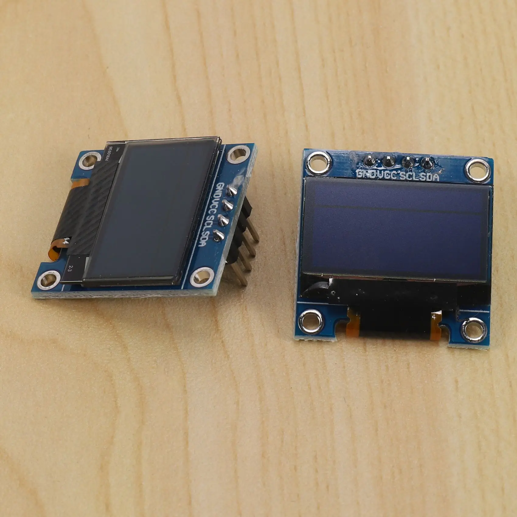 Módulo de pantalla OLED A62T-4Pcs I2C IIC 128x64 Módulo de pantalla de 0,96 pulgadas SSD1315 para Arduino UNO R3 STM con pines