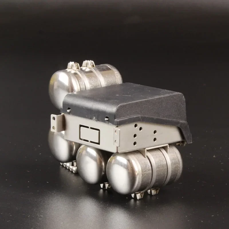 Accessori di aggiornamento del serbatoio del gas della scatola della batteria di simulazione del metallo in scala 1:14 per camion Tamiya RC SCANIA R730 R620 R470