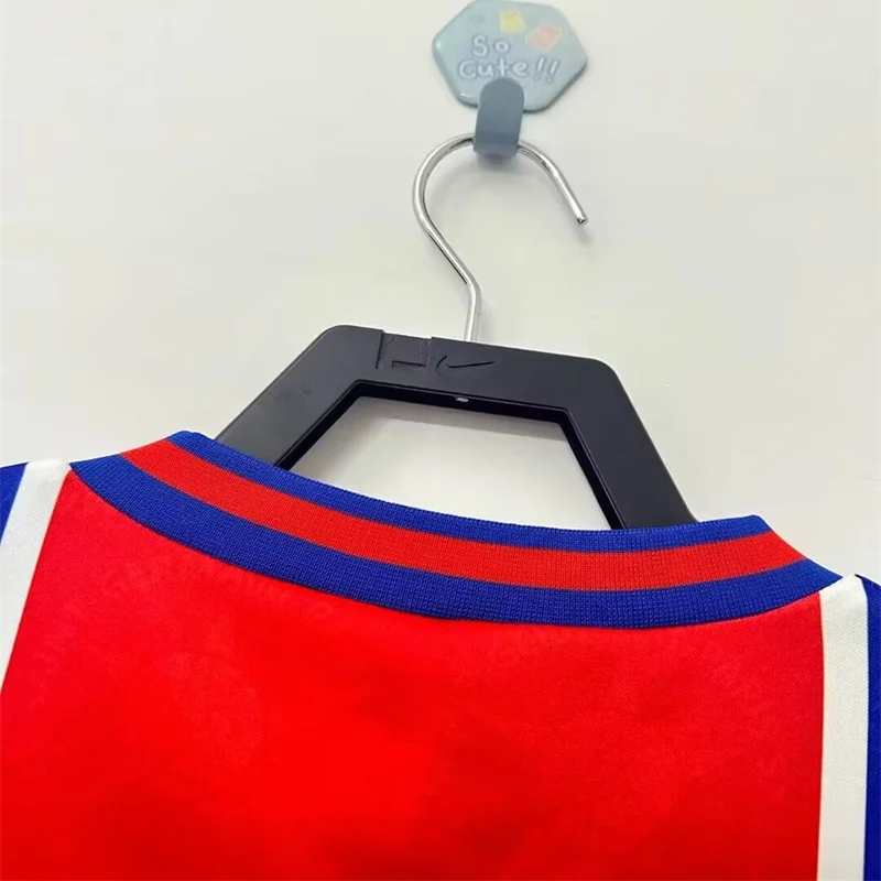 قميص كرة قدم رجالي بتصميم كلاسيكي لموسم 995-996 لنادي باريس سان جيرمان، زي رياضي بأكمام قصيرة #3