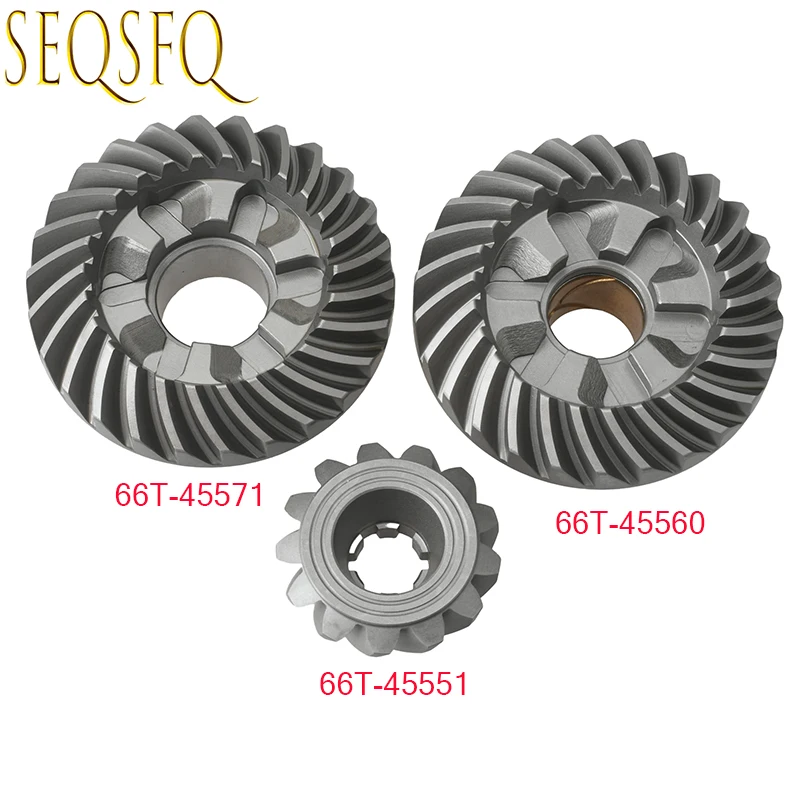 

Gear Kit 66T-45560 66T-45551 66T-45571 For Yamaha Outboard Motor Parsun Hidea 2 Stroke 40HP 40X Forward Reverse Pinion