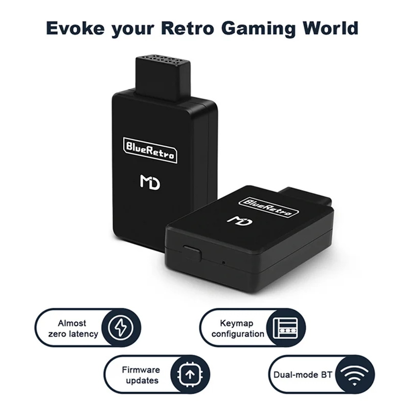 

AM-Wireless Controller Adapter For Mega Drive Sega Genesis Wii Switch PS3 PS4 PS5 One Game Console