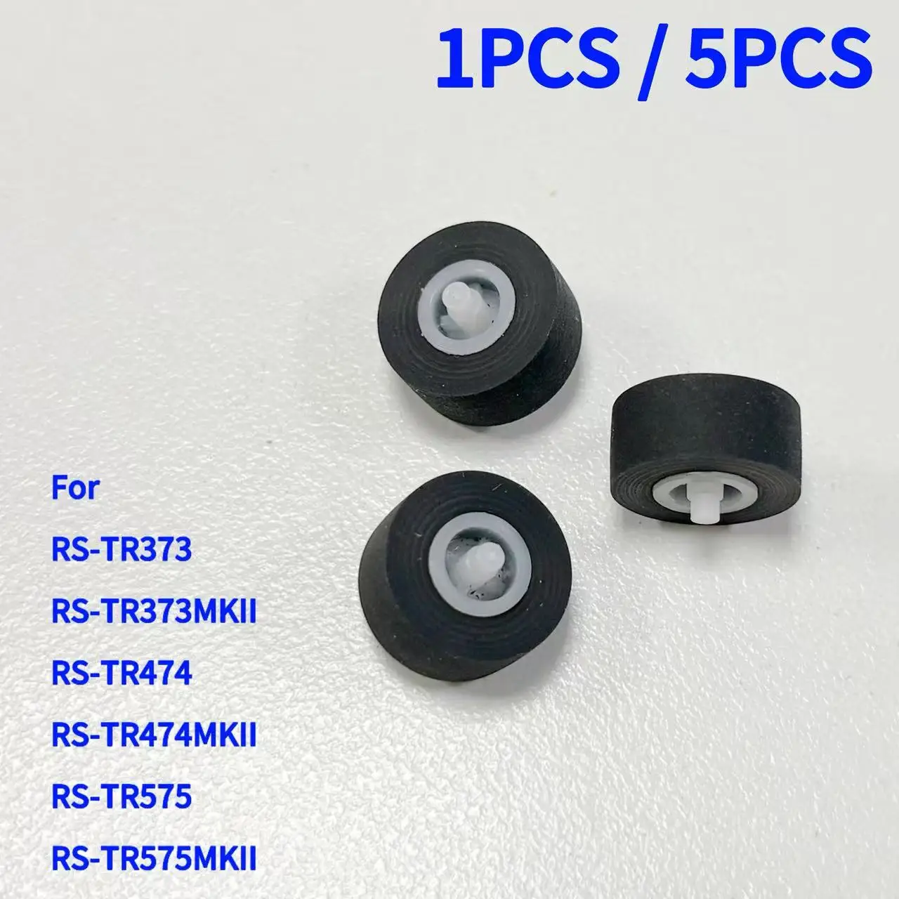 For Technics / Panasonic RS-TR373 RS-TR373MKII RS-TR474 RS-TR474MKII RS-TR575 RS-TR575MKII Pinch Roller Tire With AXIS