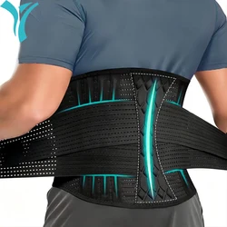 ZHUOHUA Lumbar Support Brace for Men & Women,Lower Back Belt for Lifting,suitable for herniated discs. Fitness weightlifting