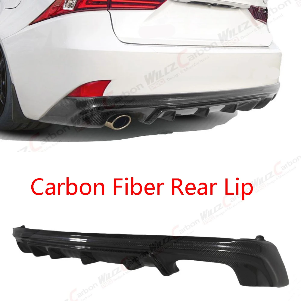 

For Toyota Lexus IS250/IS350 2014-2016 Years Carbon Fiber Rear Lip Car Bodykit Modification