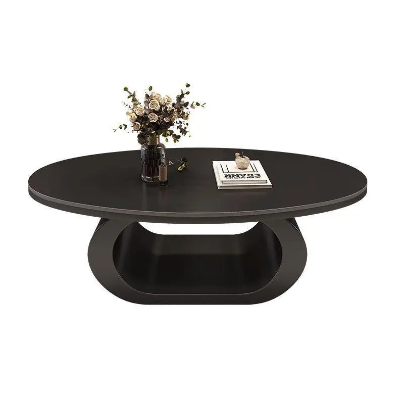 

！@Modern Simple Luxury Italian Minimalist Wrought Iron Rock Plate Coffee Table Creative Home Design for Living Room