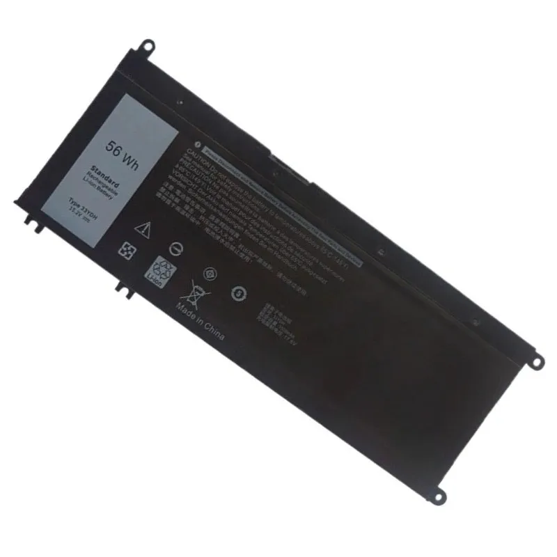 New Replacement Laptop Battery 33YDH 15.2V 3500mAh for Dell Inspiron13 3380 14 3490 15 3590 3580 17 7000 7778 7773 15 7577