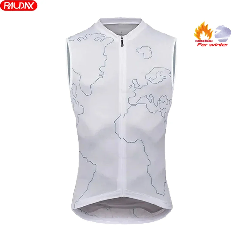 2024 New Bicycle Riding Vest Winter Road Bicycle Warm Vest Autumn Mountain Bike UV Protection Vest Bicycle Team Sleeveless Vest