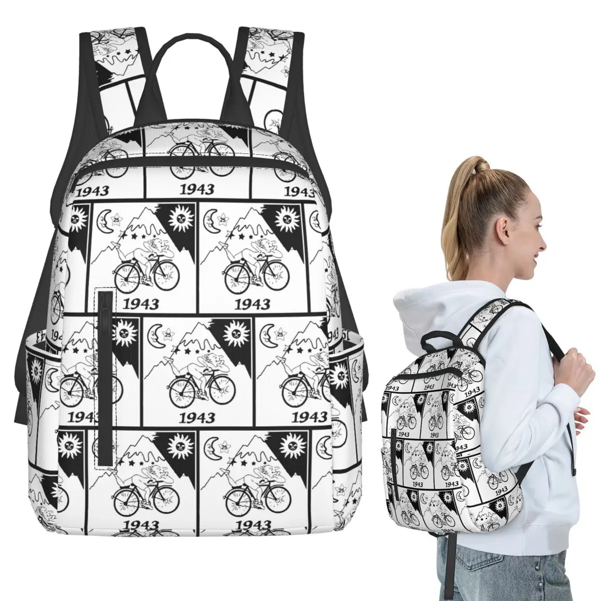 

Discovery Of LSD Albert Hofmann Backpack Student BookBag Kids School Bag Computer Shoulder Bags Men Women