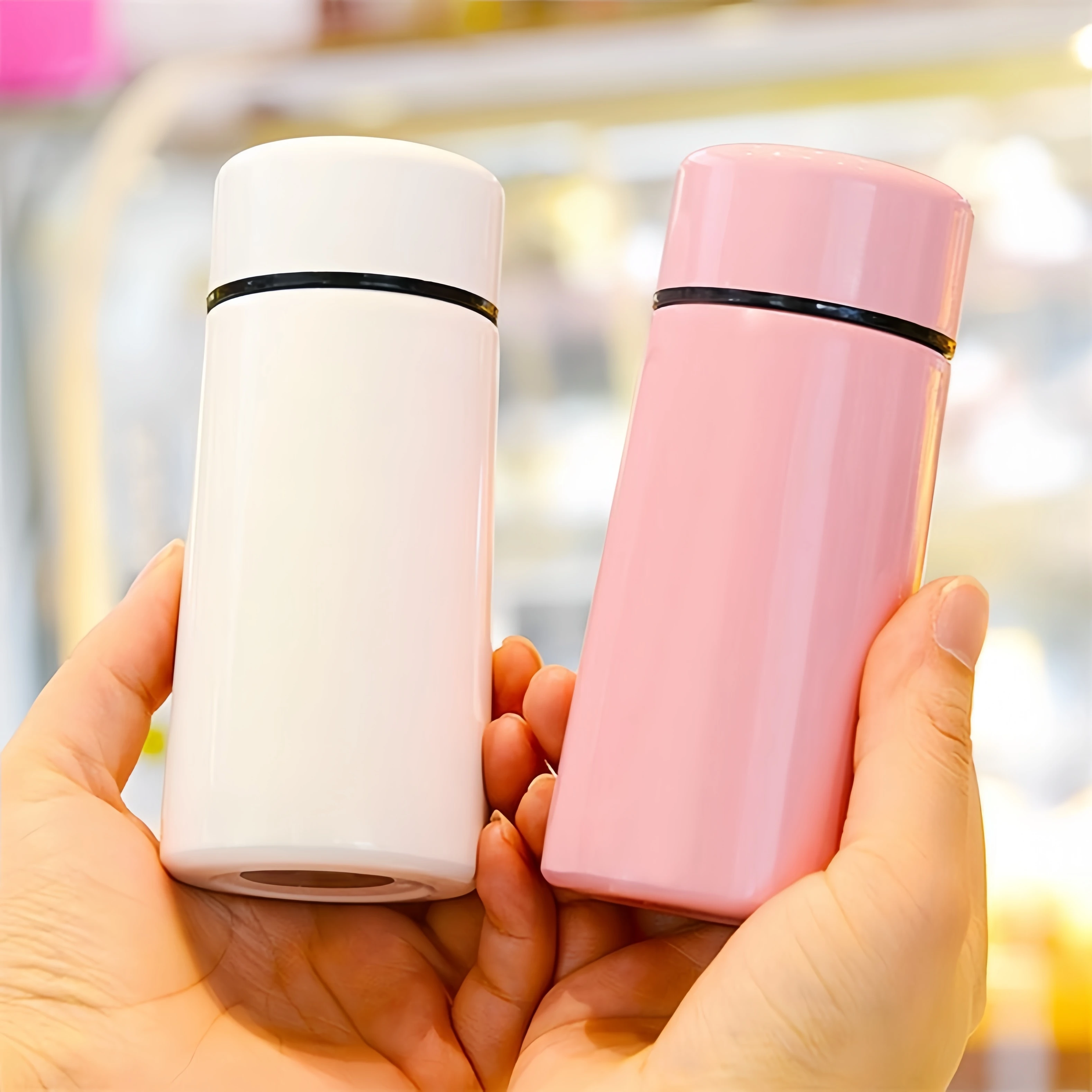 160 ml tragbare Mini-Taschenbecher 304 Edelstahl Thermo-Wasserflasche Thermoskanne Kaffeeflasche Isolierflaschen halten kalt und heiß