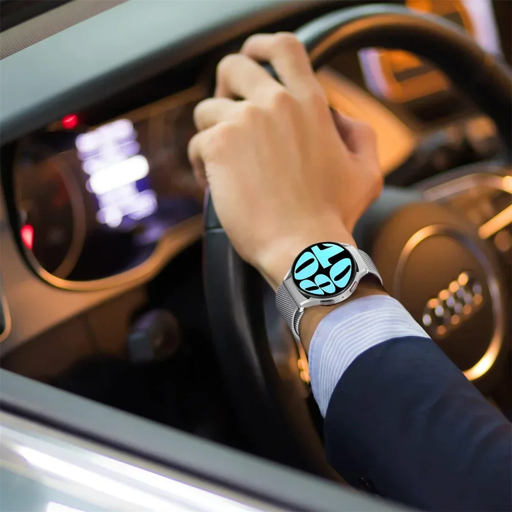 لا توجد فجوات الفرقة لساعة سامسونج جالاكسي 6 4 5-5 برو 40 مللي متر-44 مللي متر/20 مللي متر ميلانو حلقة سوار جالاكسي ساعة 4/6 الكلاسيكية 43 مللي متر/47 مللي متر الفرقة