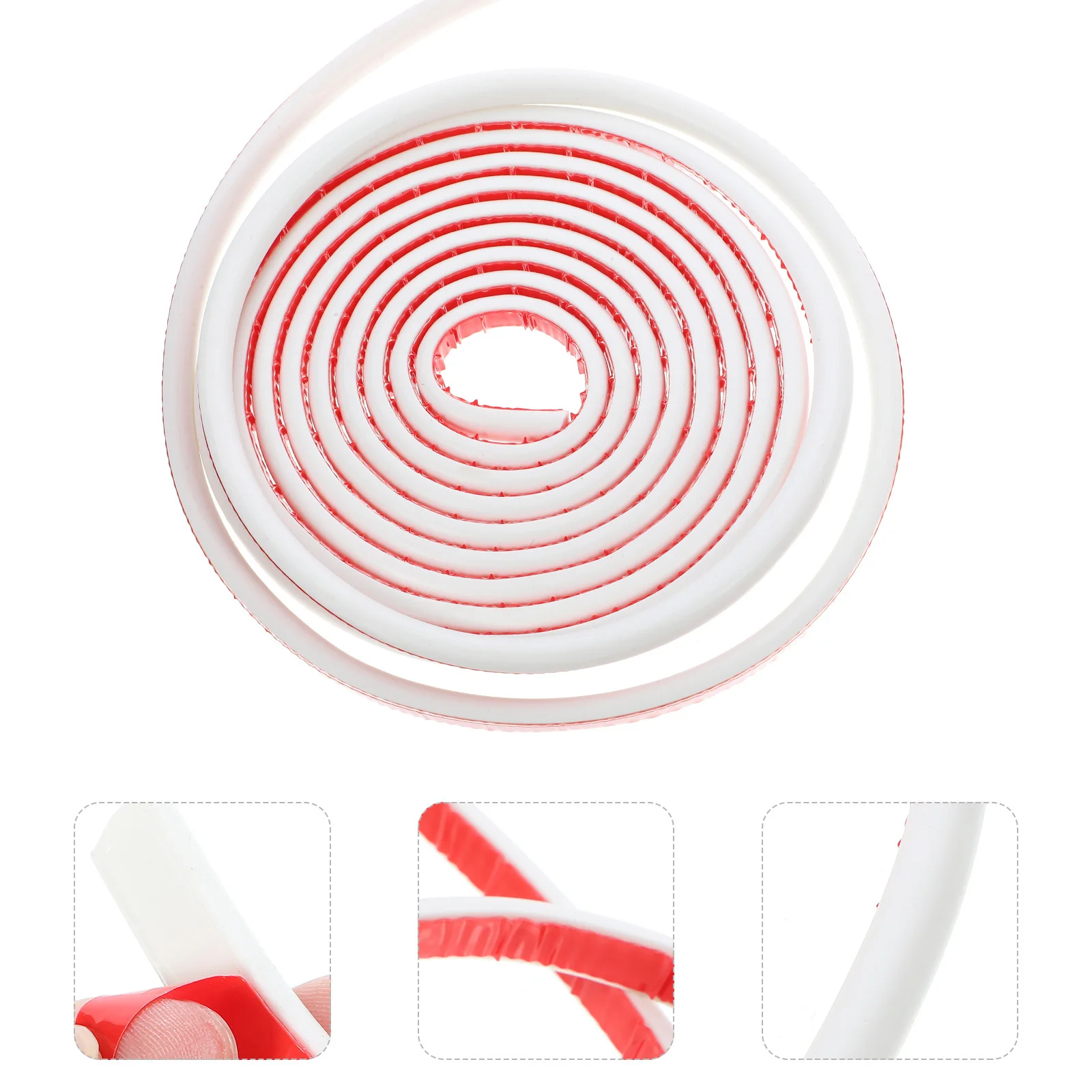 

Door Weather Stripping Silicone Seal Strip Flexible Self Adhesive for Sliding Door Frame Window Weather Seal Tape