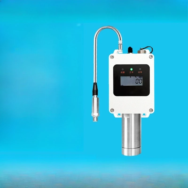 Gas pipeline network, methane leakage and pressure dual detection alarm