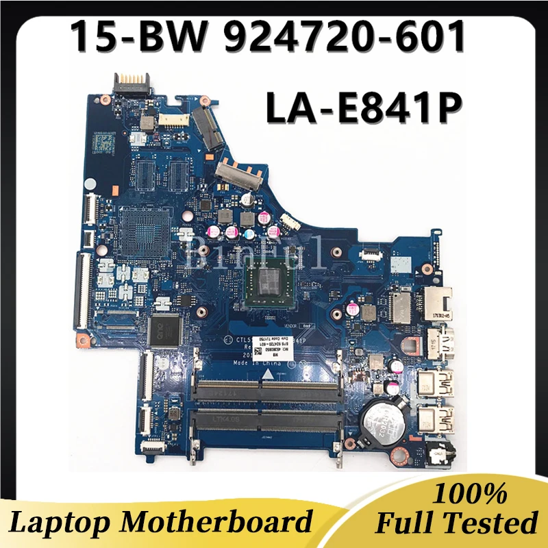 

924720-001 924720-601 924720-501 For HP 15-BW CTL51/CTL53 LA-E841P Laptop Motherboard 100% Full Working Well