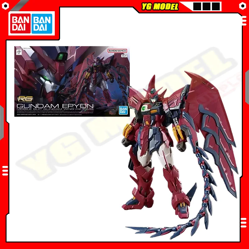 

BANDAI Gundam 1/144 RG Gundam Epyon (Mobile Suit Gundam Wing) Standard Model Kit Assembly Unicorn Action Figures Model Original