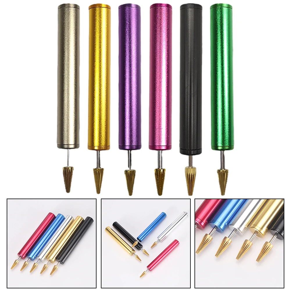 Leather Edge Paint Craft Tools Brass Head Edge Oil Gluing Dye Pen Edge Roller Applicator Speedy Paint Roller Tool For Leather