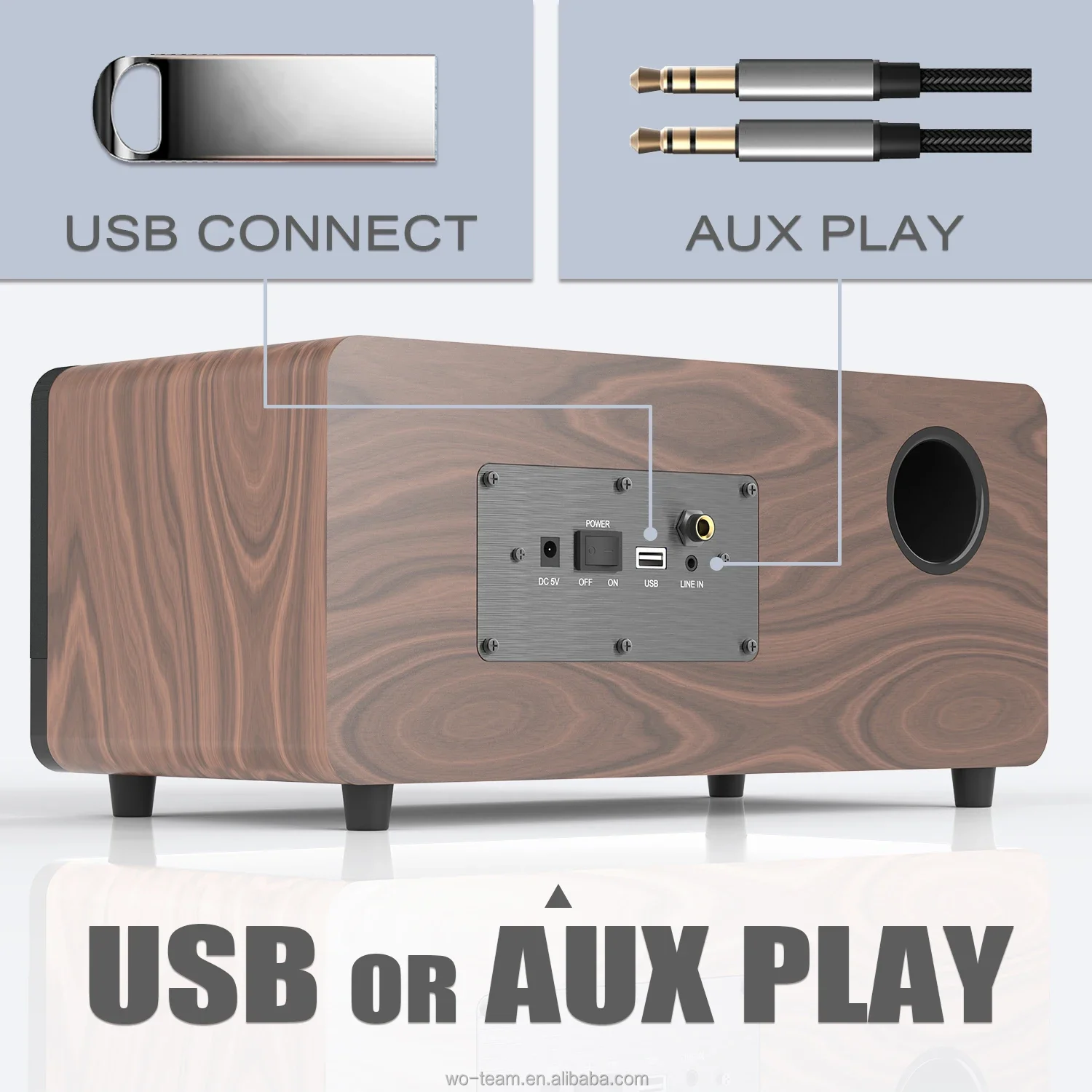 Rgb Light Range Speaker With Microphone Bookshelf System Audio Speaker Home Theater System