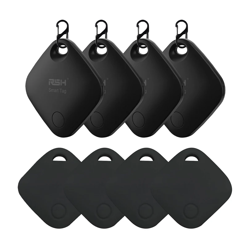 2pcs /4pcs Smart Tag Suit Work with Apple Find My App Key Finder For Iphones Luggage Tracker with Silicone Protect Shell