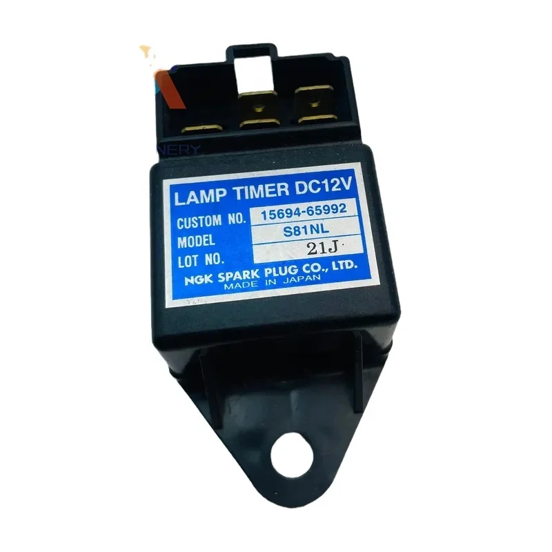 

STAR ZEBRA High Quality Excavator Parts Kubota Timer Relay Lamp Timer 12V 15694-65992 1569465992 Timer Relay