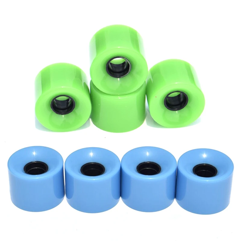 Top!-4Pcs/Set Cruiser Skateboard Wheels Blank Pro 60X45mm Longboard Wheel Fit 22 Inch Skate Board