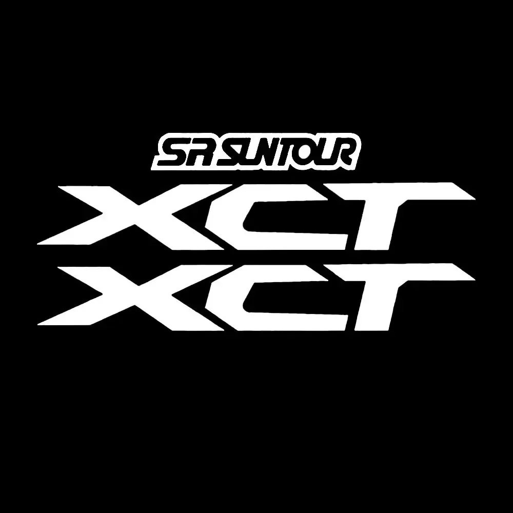 

2 шт./компл. "SR Suntour XCT" Witty автомобильная наклейка, смелые наклейки с логотипом, отличительный предмет для автомобильного стиля