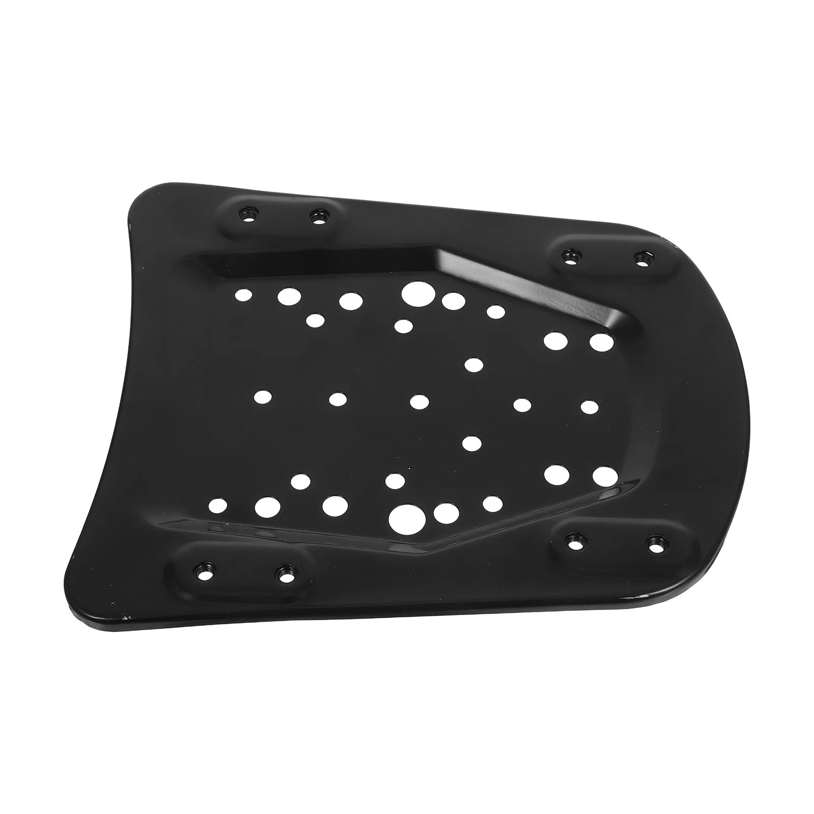 

1Set Universal Motorcycle Rear Tail Box Base Plate Heavy Duty Metal Trunk Mounting Bracket with Protective Padding for Scooter