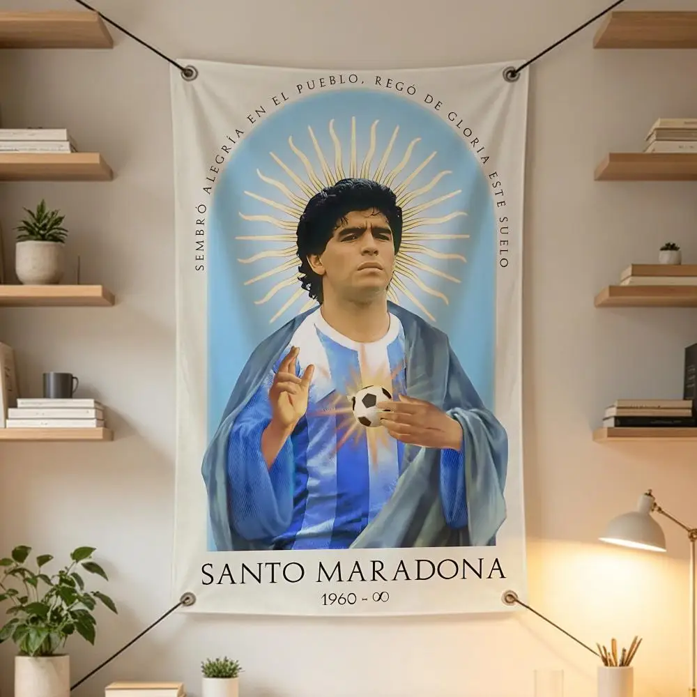 Athlete D-Diego Maradona Flags, Outdoor Decorations, Music Bars, Home Interiors, Patio and Garden Decorations