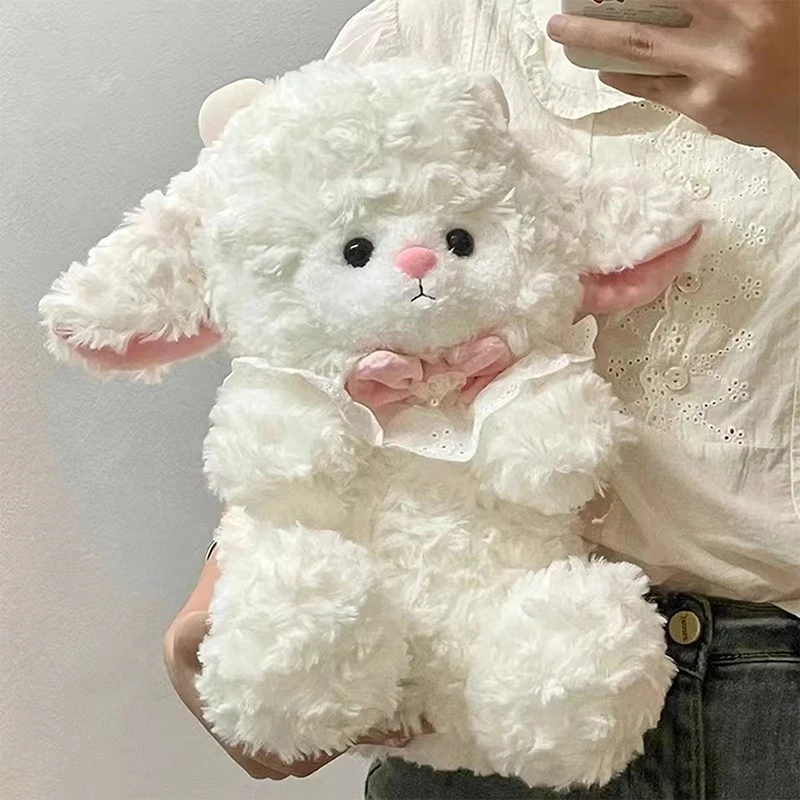 

1 Piece Cuddly Doll Stuffed Animal Pillow 30cm Creative White Sheep Plush Toys Appease Lovely Birthday Gift
