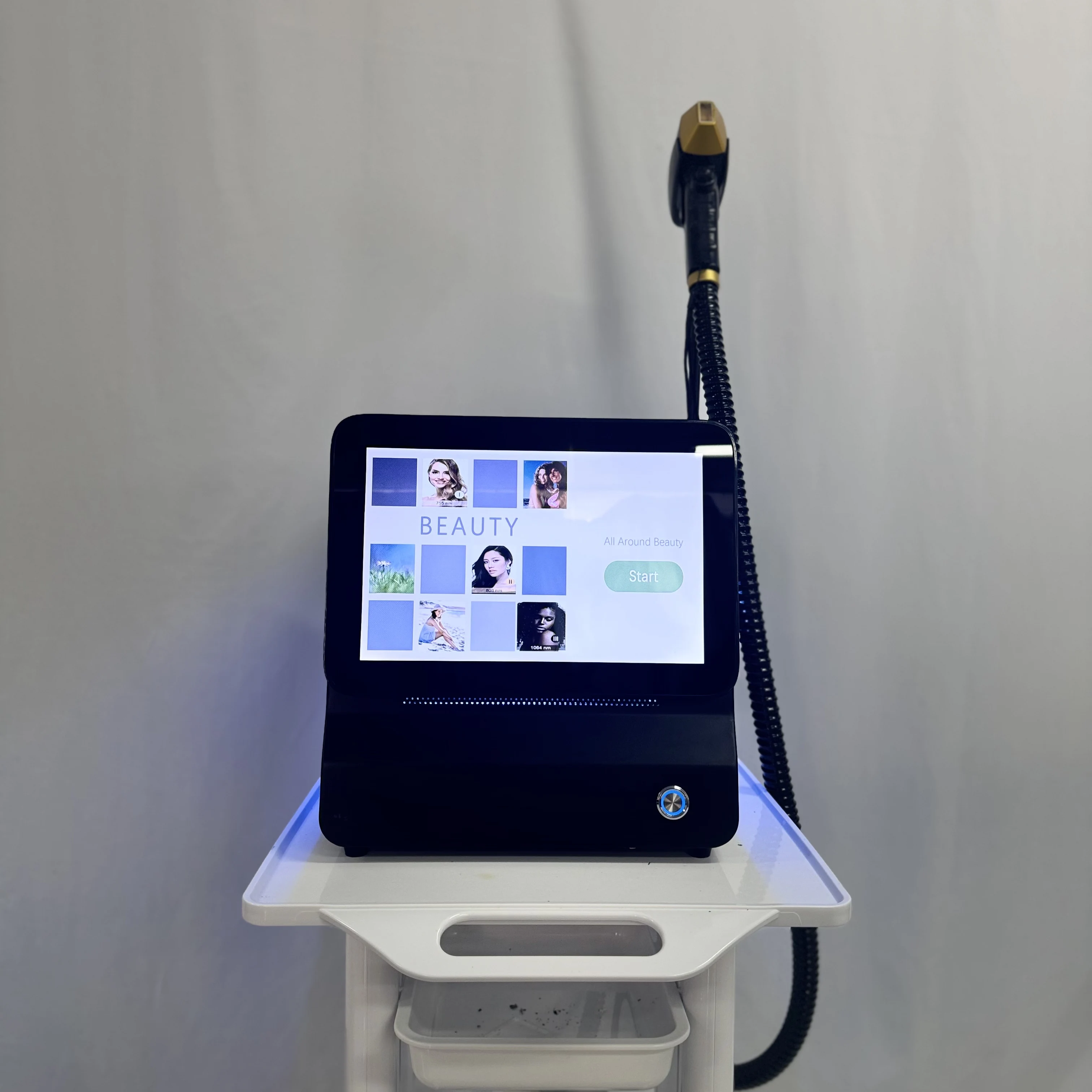 آلة إزالة الشعر بالليزر ديود المهنية رجل أو امرأة الليزر الجليد البيتانيوم 755nm 808nm 1064nm آلة إزالة الشعر بالليزر #1