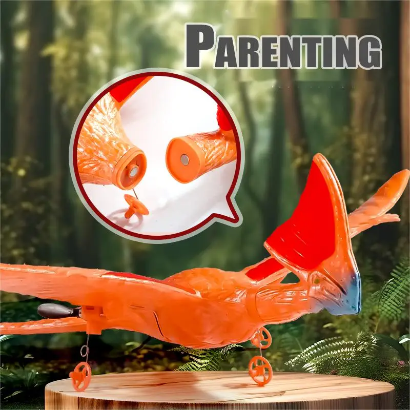 Avion de dinosaure et ptérosaure télécommandé en mousse EPP pour enfants, jouets d'avion RC Partners Wing, ER foetal, cadeaux pour garçons, 2.4G