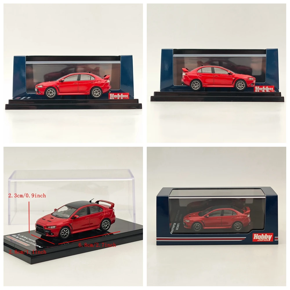 Hobby Japan 1:64 for Lancer RS Evolution III IV X Final Edition INITIAL D Evo 9 MR RALLIART Cool Phantom Diecast Models Car Toys