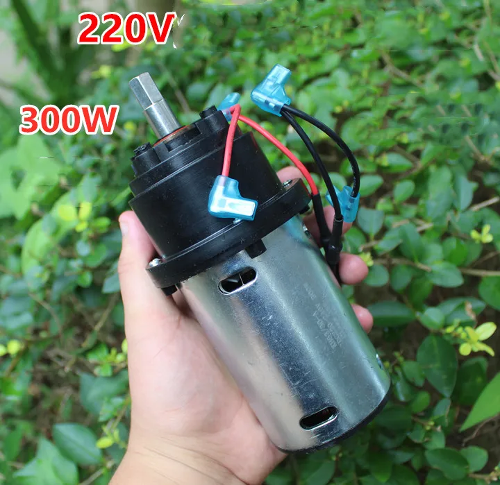 

High-power AC220V rectifier DC gear motor permanent magnet DC motor 300W high torque