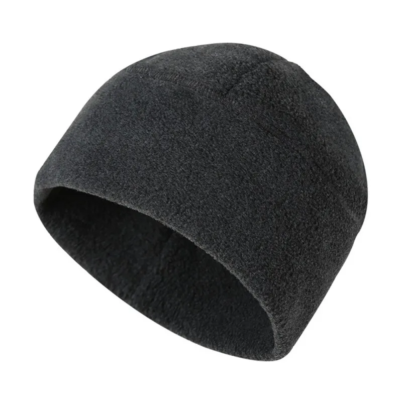 Unisex ciepła czapeczka z polaru zimowego męska czaszka czapka typu Beanie do jazdy na nartach z czapka kolarska gruba, wiatroodporna czapka