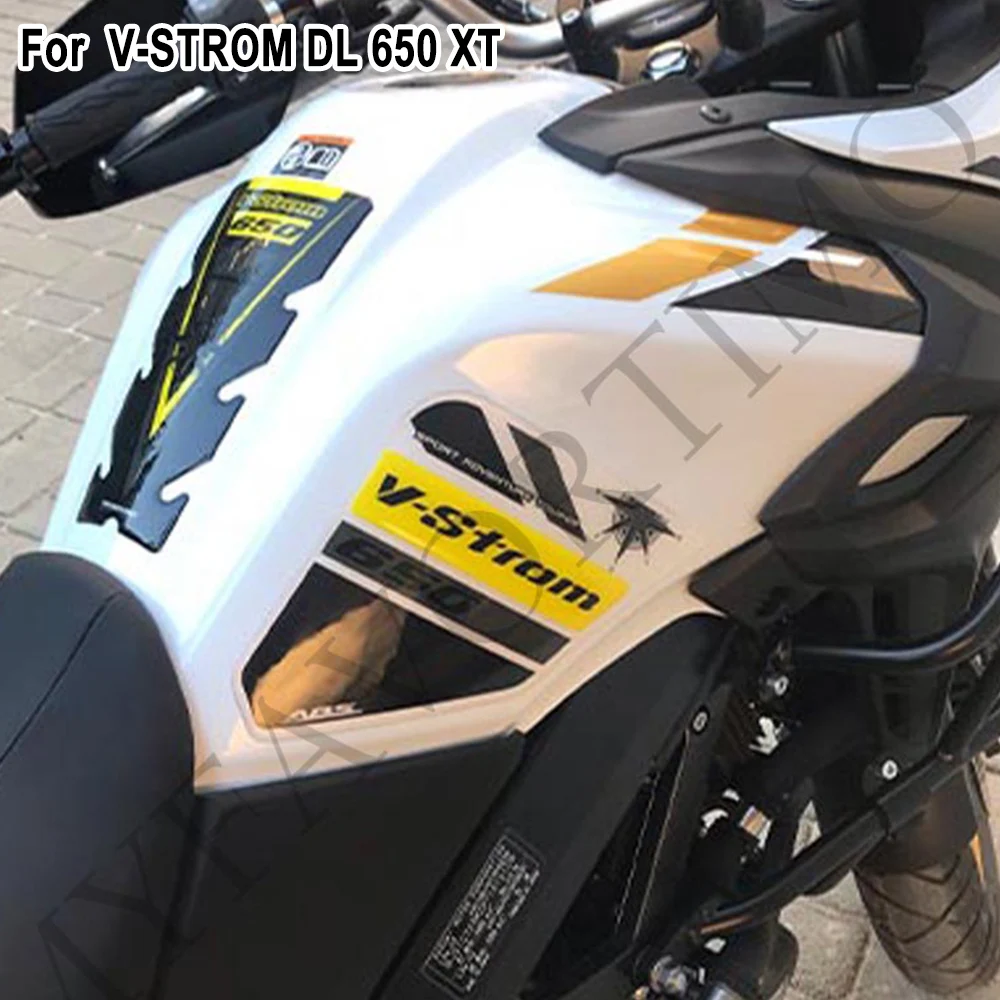 

Для Suzuki V STROM VSTROM DL 650 XT 650XT Adventure Мотоцикл 2018 2019 2020 2021 2022 Комплект защитных наклеек на топливный бак