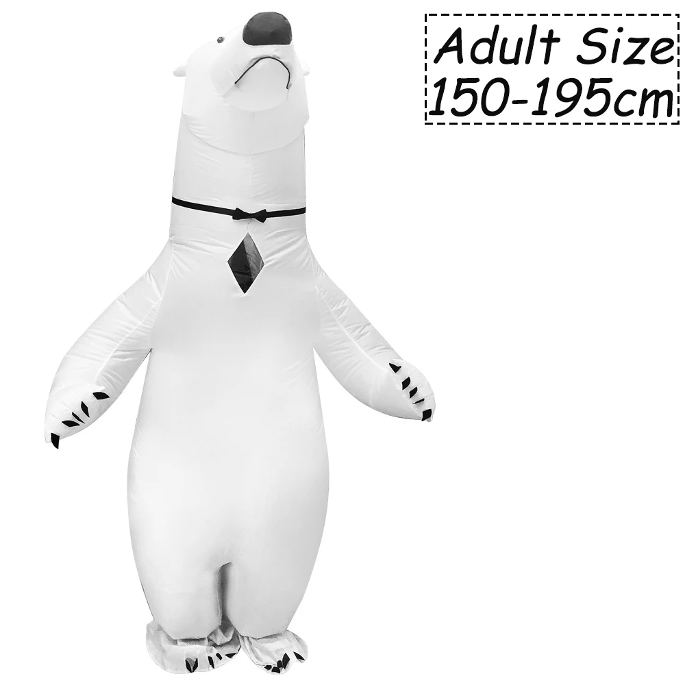 Volwassen schattige dieren opblaasbaar kostuum konijntje zebra haai bee koala cosplay grappige pakken voor halloween purim fancy mascotte kostuums