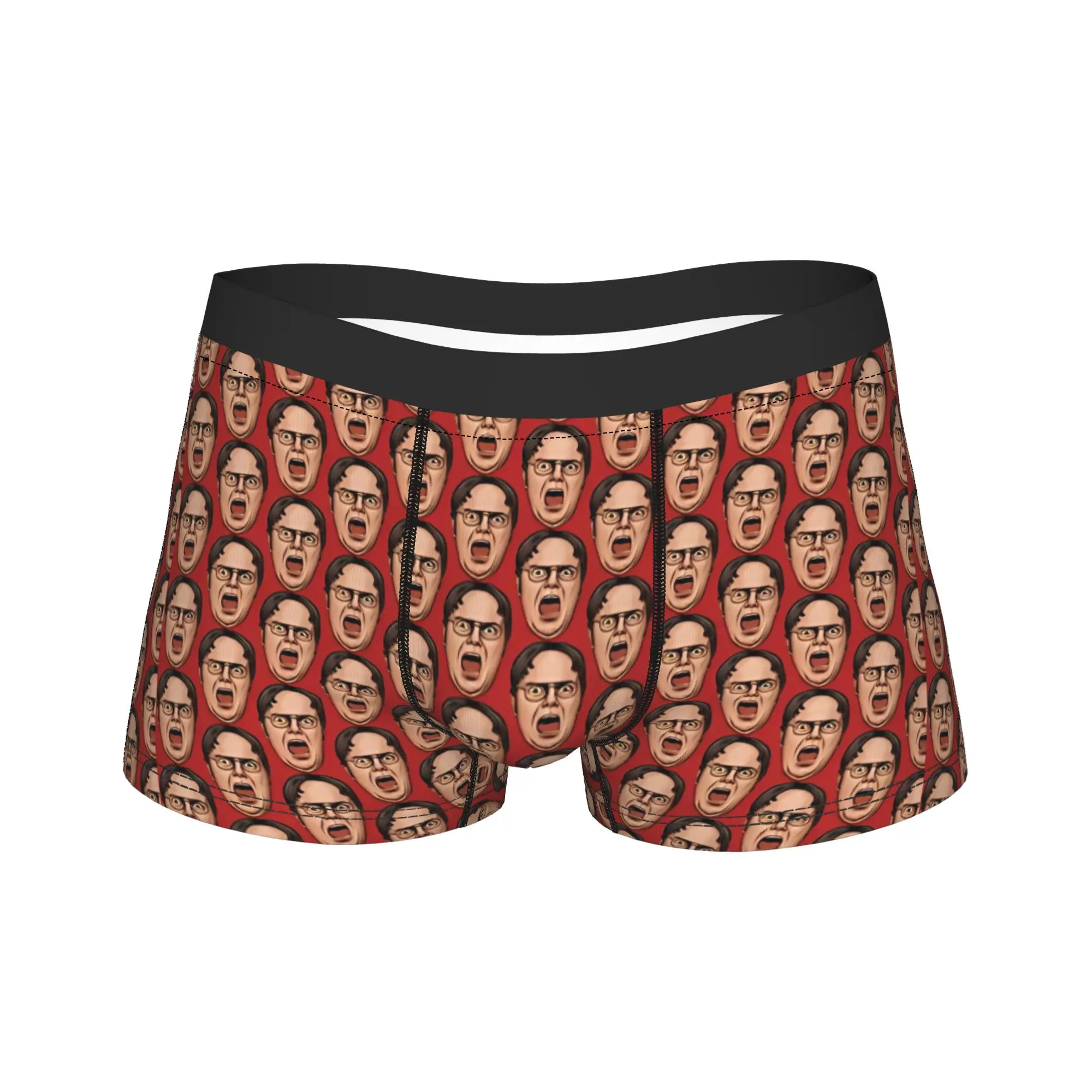 

Боксерские шорты DWIGHT с 3D-мешочком, трусы-боксеры с принтом, мужские трусы-новинка, большие размеры 2XL