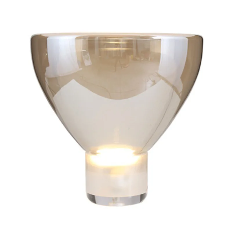 

Modern bedroom bedside glass table lamp simple living room creative light luxury study stylish decoration
