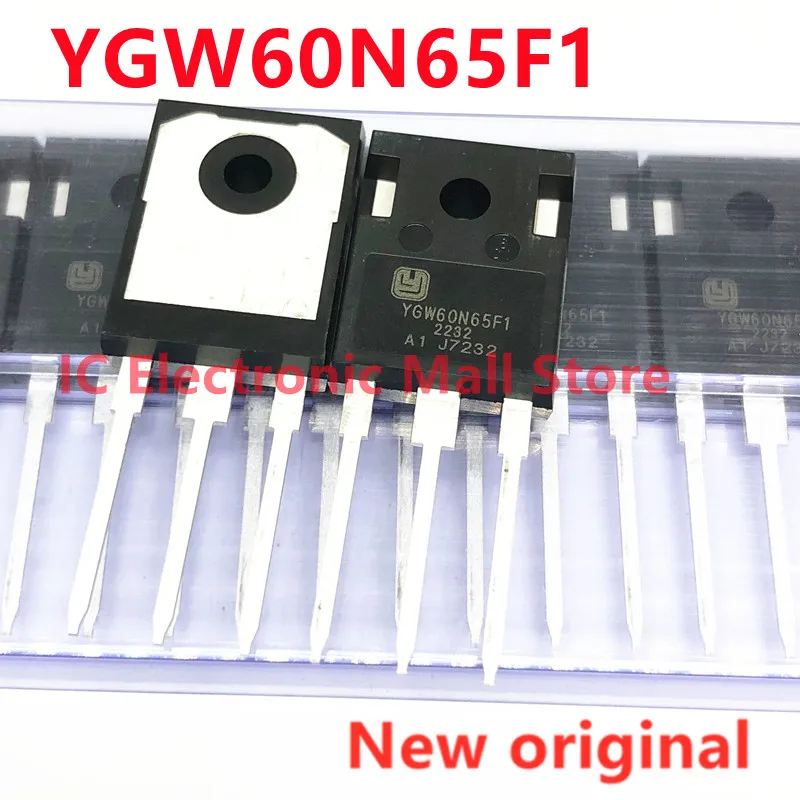 10PCS New original YGW60N65F1 YGW60N65F1A1 TO-247 60A 650V IGBT Tube transistor