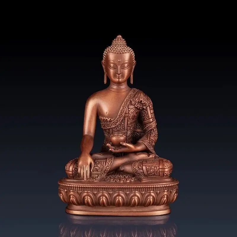 

Śākyamuni Buddha Statue Tibetan Buddhist Decor Spiritual Altar Display Indoor
