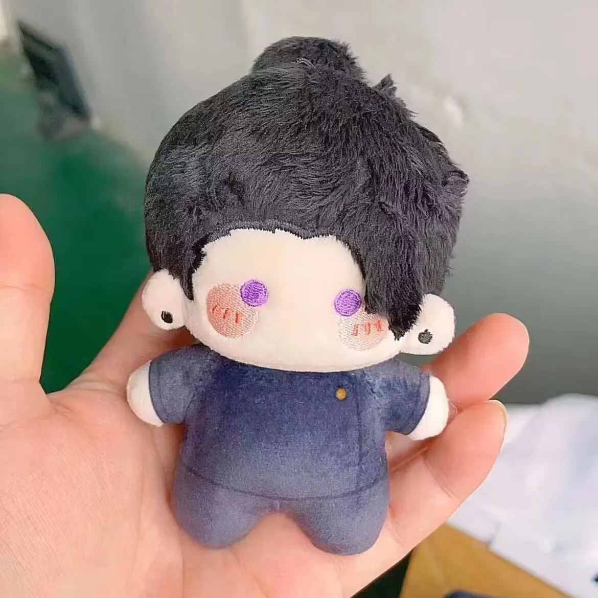 12cm Jujutsu Kaisen pluszowa lalka uroczy Anime Geto Suguru Satoru Gojos Mini Plushie zabawka Cosplay ciało rozgwiazda zabawki dla dzieci prezent