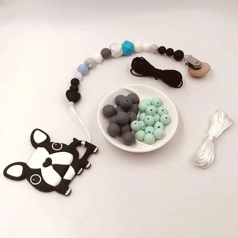 95AE feste Farbe Nylonschnur Festes Seil für Schmuck, die DIY -Halskette -Schnullerkette machen