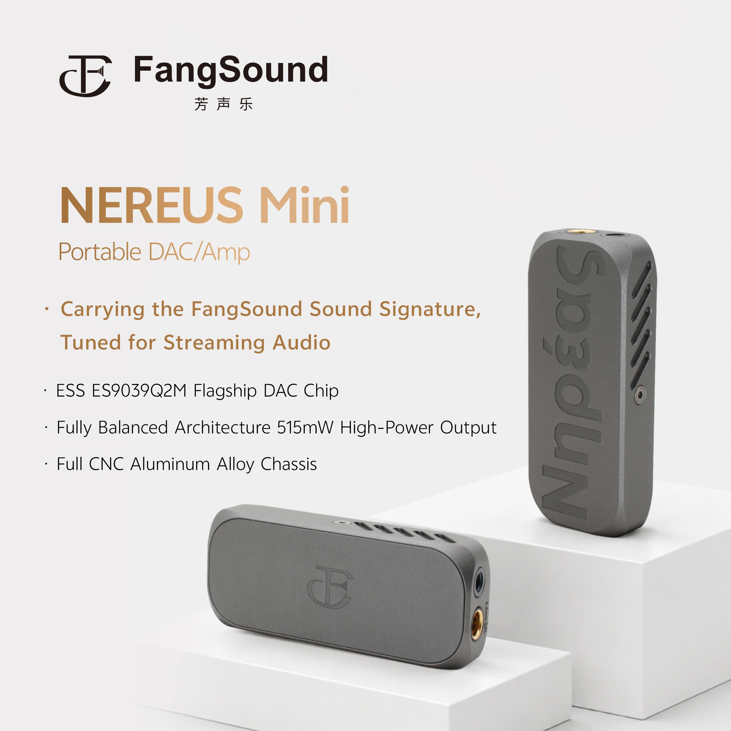 Portable Amplifier Mini - FangSound NEREUS Mini DAC e Amplificador