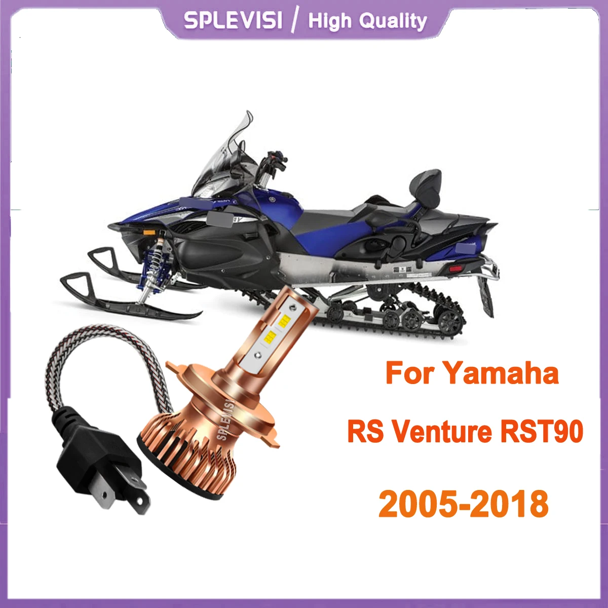 

H4 HB2 LED Headlight High/Low Beam -enjoy trip enhanced visibility For Yamaha RS Venture RST90 2005 2006 2007 2008 2009-2018