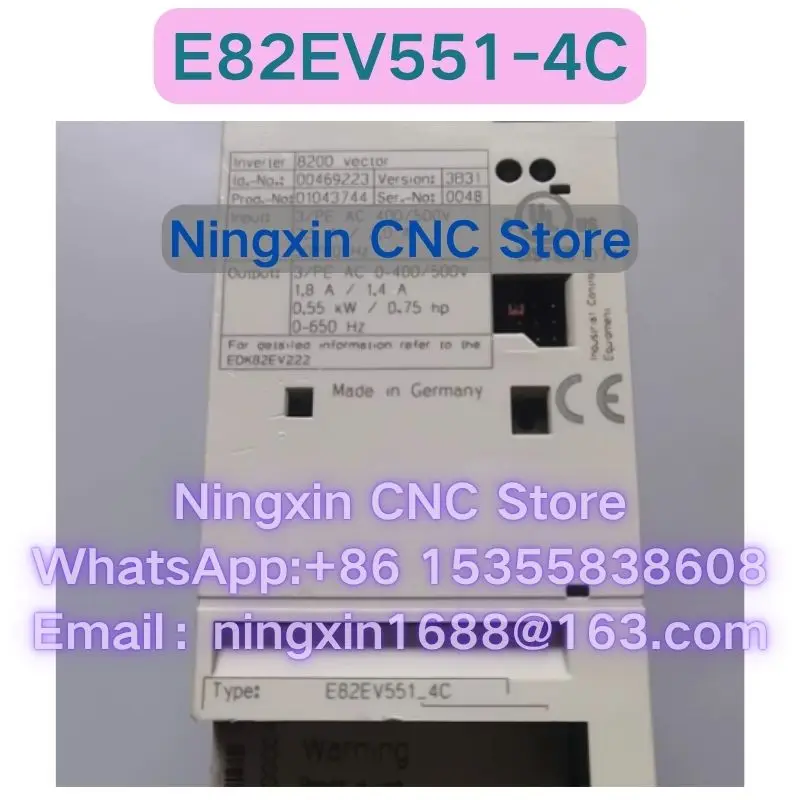 

Used E82EV551-4C E82EV551K4C Inverter Functional test OK Fast delivery