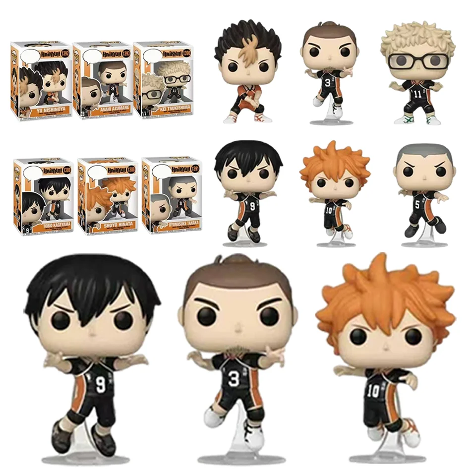1-6 Stück Anime Haikyuu POP Serie PVC-Figur Lieblingsspieler Enthusiasten Dekorative Weihnachts- und Halloween-Geschenke