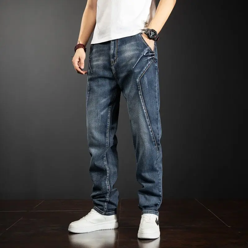 Hochwertige Sommer dünne Jeans Jeans lässige Hosen in voller Länge Cargo Herren bekleidung Jeans für Herren Designer Streetwear Hosen