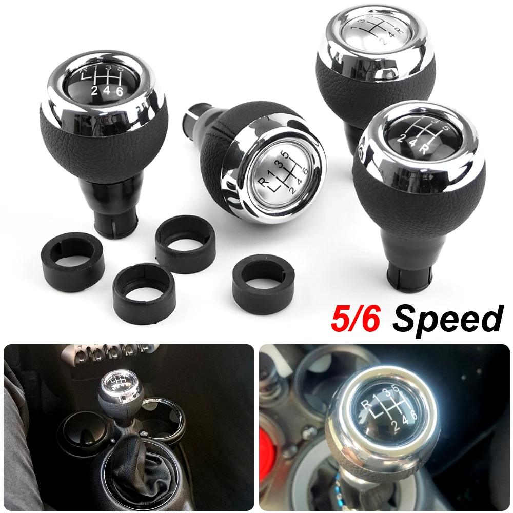 

6 Speed Gear Stick Shift Shifter Knob Head 1.5cm Fit For Mini Cooper R55 R56 R57 R58 R59 F55 F56 F54 F57 ONE D