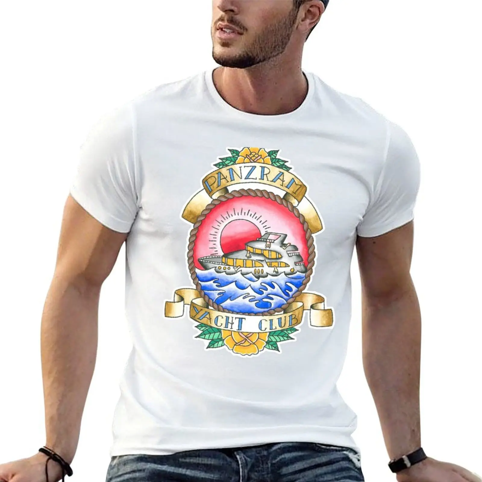 

Panzram yacht club T-Shirt anime t shirts oversize t shirts for man cotton T-Shirt