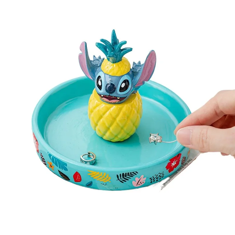 

Дисней аниме стежок прекрасный стежок керамическая тарелка украшение комнаты подарки для мальчиков и девочек настольные украшения для хранения мелких предметов