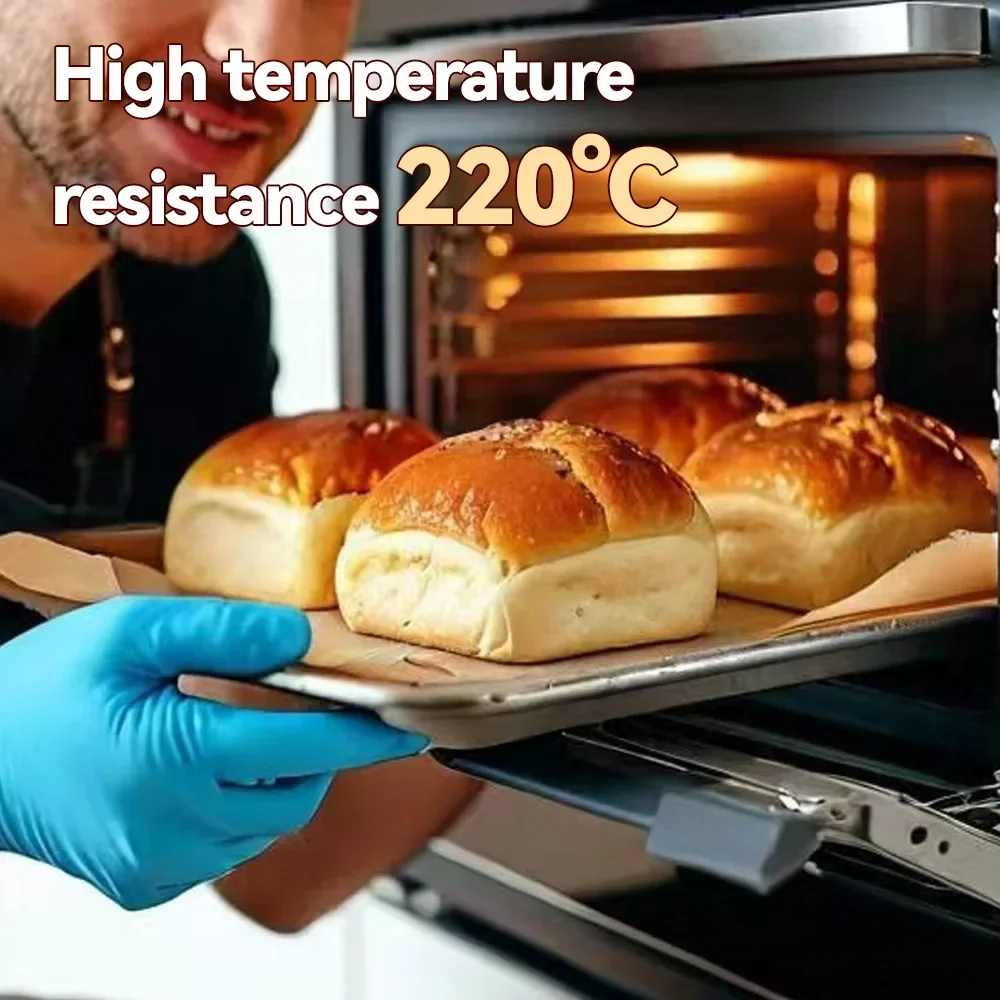 5/20M Unbleached Baking Parchment Paper Sheets for Air Fryer Oven Grill Non Stick Cake Bread Cookies Pizza Roasting Healthy